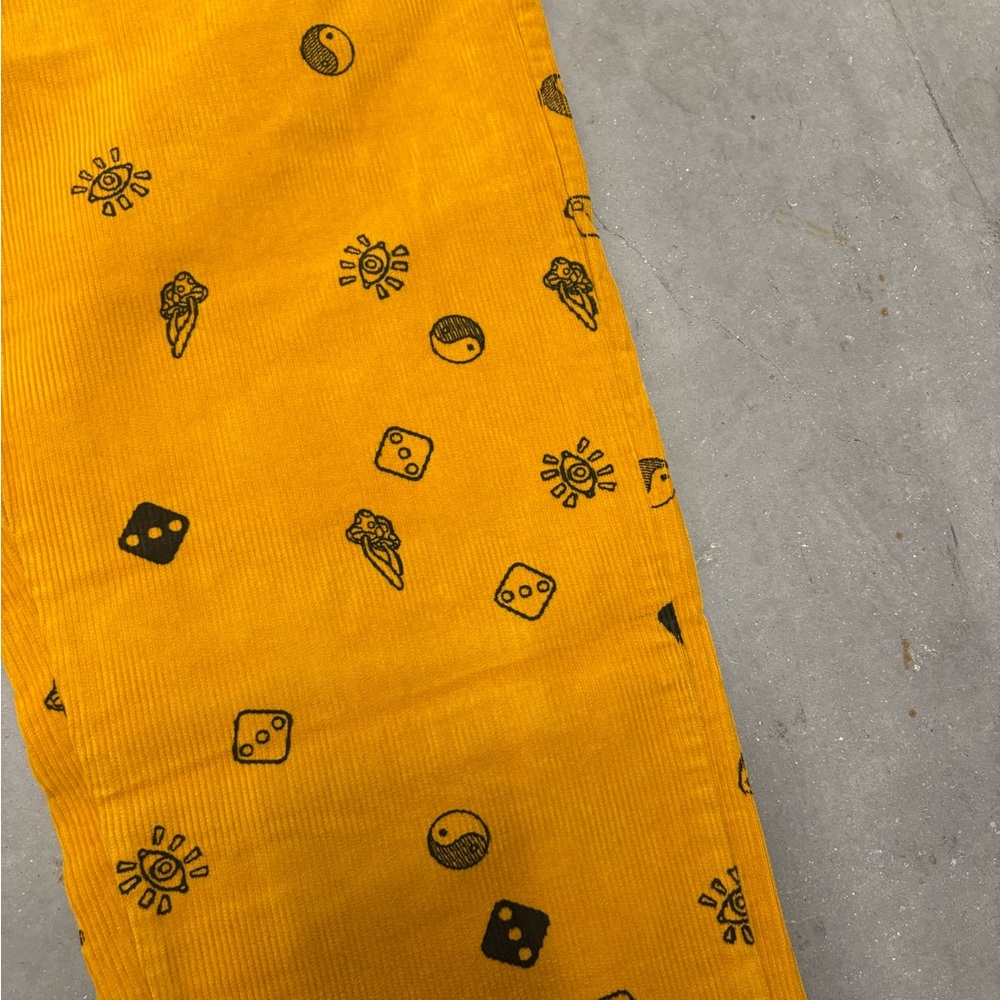 Yellow Patterned Pants - image 2